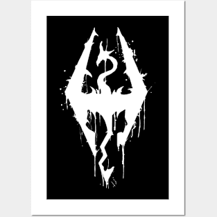 Skyrim - Dragonborn Symbol Posters and Art